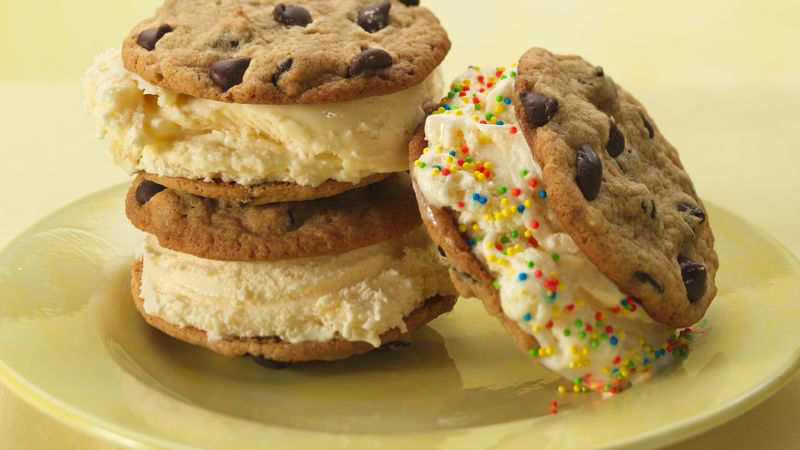 Cookie Ice Cream Sandwiches recipe
