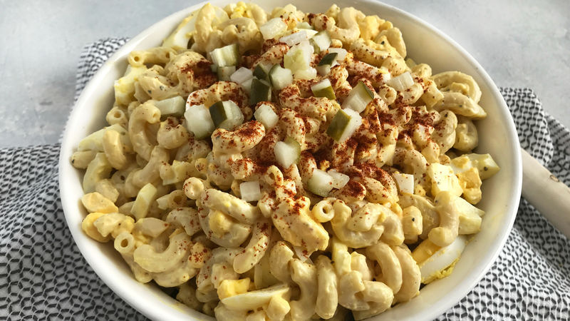 Deviled Egg Pasta Salad recipe