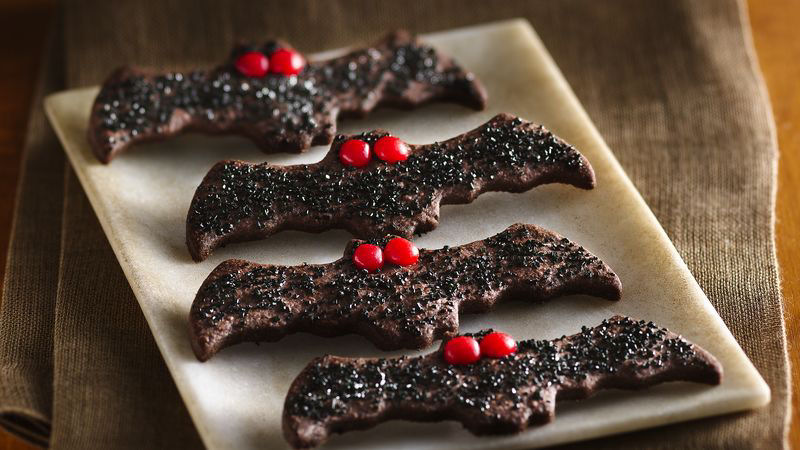 Chocolate Bat Cookies Recipe