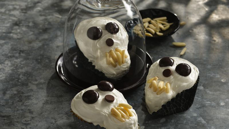 Halloween Skull Cupcakes Recipe