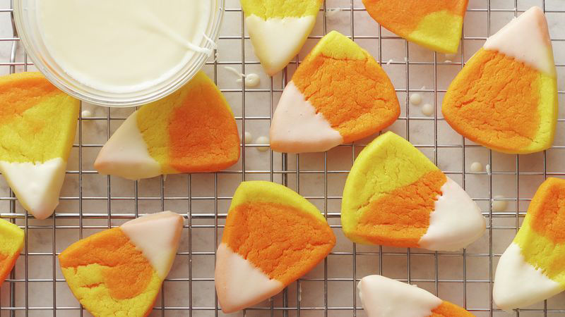 Marbled Candy Corn Cookies Recipe