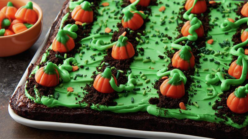 Pumpkin Patch Brownies Recipe