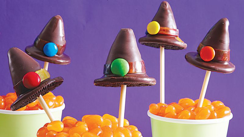 Witch Hat Halloween Cake Pops Recipe